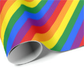 LGBT Rainbow Gay Pride Flag Cadeaupapier (Rol Hoek)