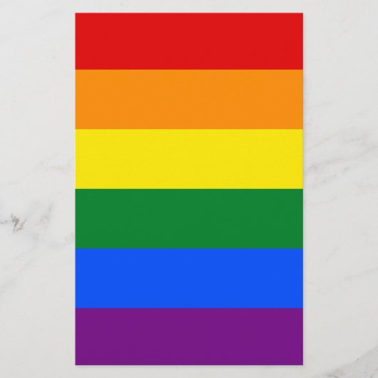 LGBT Rainbow Gay Pride Flag Flyer (Voorkant)