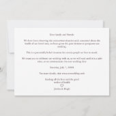 LGBT Rainbow Heart Save New Date Postponed Weddens (Achterkant)