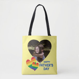 LGBT Rainbow Hearts-Vaderdag Draagtas