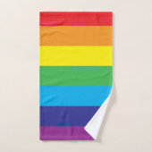 Lgbt Rainbow Motif Lgbt (Serviette à main)