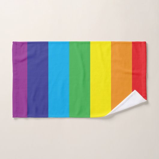 Lgbt Rainbow Motif Lgbt (Serviette à main)