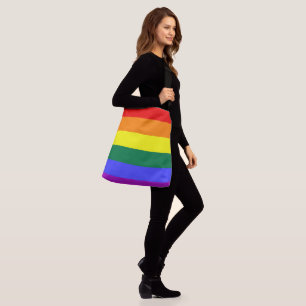 LGBT Rainbow Pride Flag POA Cross Body Bag Crossbody Tas