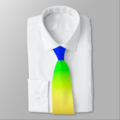 LGBT Rainbow Pride Ombre gradiëntstripes Stropdas (Gebonden)