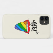 LGBT Rainbow Tongue Case-Mate iPhone Case (Achterkant (horizontaal))