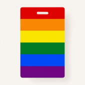 LGBT Rainbow-vlag Badge (Voorkant)