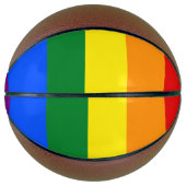 LGBT Rainbow-vlag Basketbal (Voorkant)