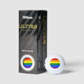 LGBT Rainbow-vlag Golfballen (Verpakking)