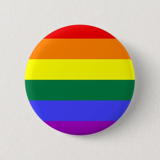 LGBT Rainbow-vlag Ronde Button 5,7 Cm (Voorkant)