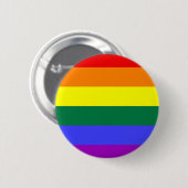 LGBT Rainbow-vlag Ronde Button 5,7 Cm (Voorkant /achterkant)