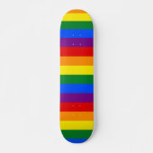 LGBT Rainbow-vlag Skateboard (Voorkant)