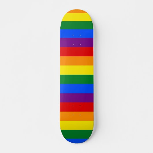 LGBT Rainbow-vlag Skateboard (Voorkant)