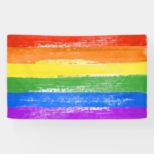 LGBT RAINBOW-VLAGPAKKET SPANDOEK (Horizontaal)