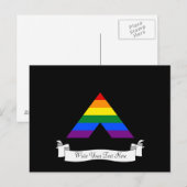 LGBT recht piramidesymbool Briefkaart (Voorkant / Achterkant)