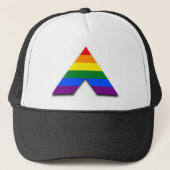 LGBT rechte vlag Trucker Hat Trucker Pet (Voorkant)