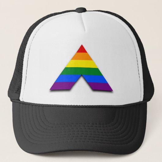 LGBT rechte vlag Trucker Hat Trucker Pet (Voorkant)