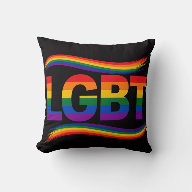 LGBT Regenboog Pride Kussen (Voorkant)