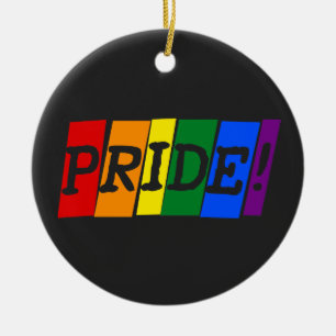 LGBT regenboog trots keramische ornament