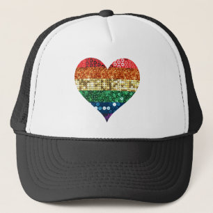lgbt regenbooghart trucker pet