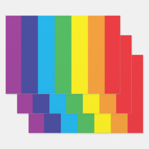 LGBT regenboogpatroon Inpakpapier Vel