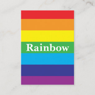 LGBT regenboogpatroon Visitekaartje