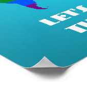 LGBT regenboogpride wereldkaart poster (Hoek)