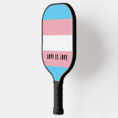 LGBT-regenboogveredeling Pride vlag Aangepaste tek Pickleball Paddle (Links)