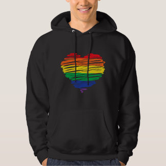 LGBT Regenboogvlag Liefde om gelijkheid te onderst Hoodie
