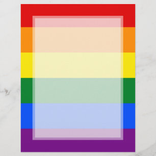 LGBT Regenboogvlag Streep Gay Pride Flyer