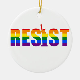 LGBT regenboogvlag weerstand tegen gelijke rechten Keramisch Ornament