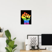 LGBT Resistentie ist Poster (Thuiskantoor)