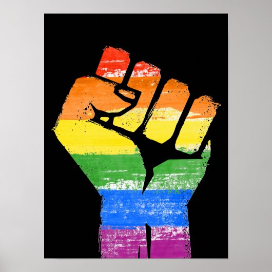 LGBT Resistentie ist Poster (Voorkant)