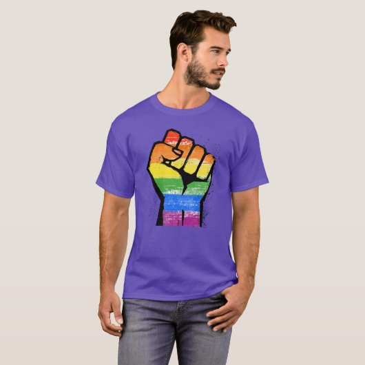 LGBT Resistentie ist T-shirt (Voorkant volledig)
