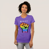 LGBT Resistentie ist T-shirt (Voorkant volledig)