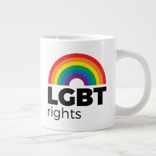 LGBT Rights Rainbow Extra Grote Beker