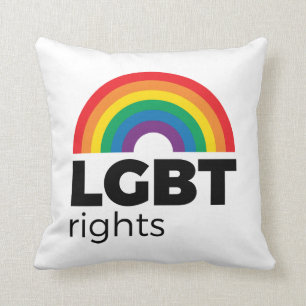 LGBT Rights Rainbow Kussen