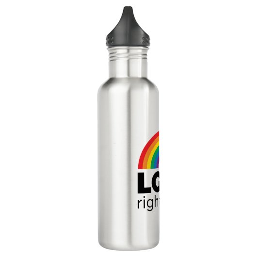 LGBT Rights Rainbow Waterfles (Links)