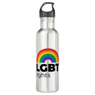 LGBT Rights Rainbow Waterfles