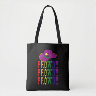 LGBT Rodeo Cowboy Cowgirl Howdy Homoseksueel Weste Draagtas