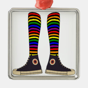 LGBT Socks Metalen Ornament