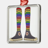 LGBT Socks Metalen Ornament (Links)