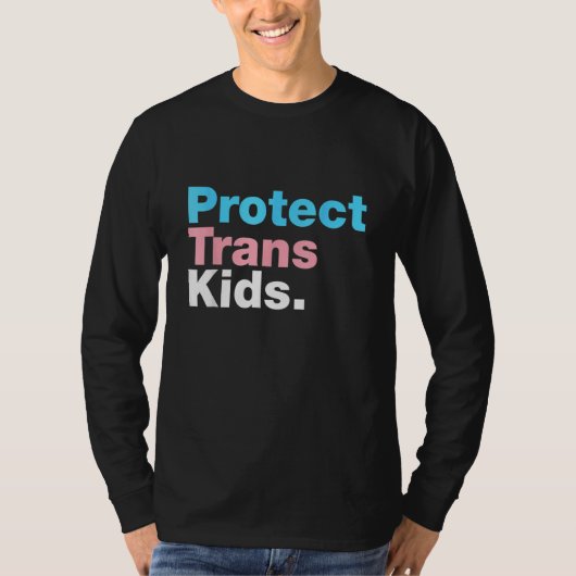 LGBT Support Protect Trans Kid LGBT Pride T-shirt (Voorkant)