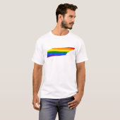 LGBT Tennessee, US flag map T-Shirt (Devant entier)