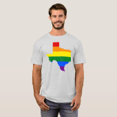 LGBT Texas, US State flag map Tanktop (Voorkant volledig)