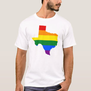 LGBT Texas, VS-staatskaart T-Shirt