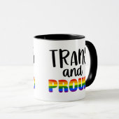 LGBT Trans and Proud Mug Mok (Voorkant rechts)