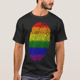 LGBT-vingerafdruk T-shirt