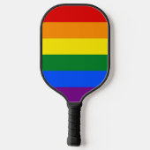 LGBT vlag Drawstring Backpack Pickleball Paddle (Achterkant)