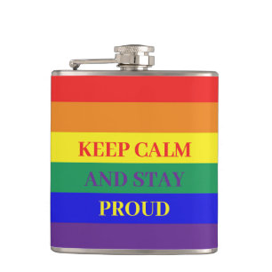 LGBT Vlag Flask Heupfles