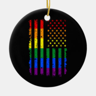LGBT-vlag Gay Pride-maand Transgender Keramisch Ornament